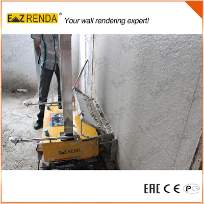 Plastering Materials Internal Wall Render Machine Yellow Model Vibrator Plug In Cabniet