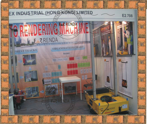 Automatic Cement Render Machine Electric For Building Block Wall