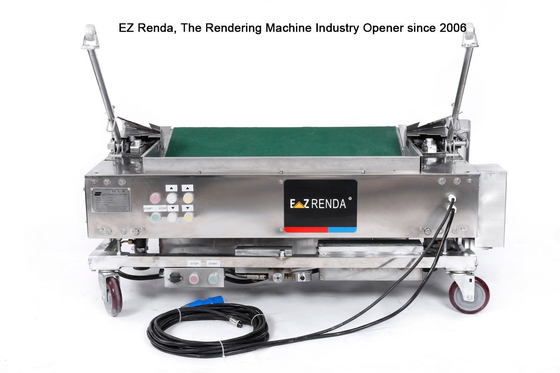 Alta velocità automatica 600 della macchina della rappresentazione del mortaio del cemento della parete del sistema di Cleanning - 750m2/giorno
