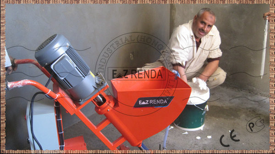 Macchina elettrica dello spruzzo del mortaio per la decorazione 1.5KW/380V della stanza con il compressore d'aria